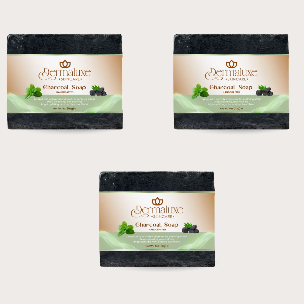 Charcoal Soap Trio